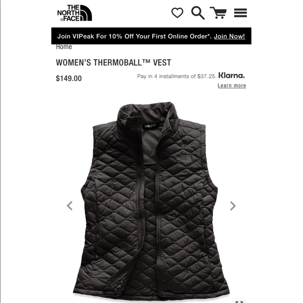 Women’s Thermoball North Face Vest
